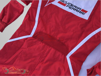 Vettel 2017 Embroidery racing suit / Ferrari F1 - Rental Sports