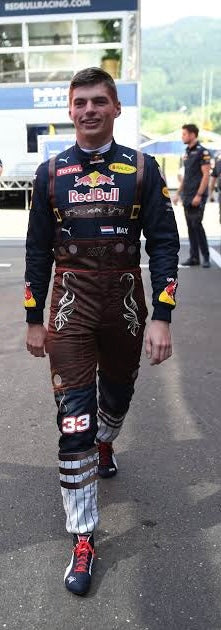 Max vestappen Redbull lederhose Race suit
