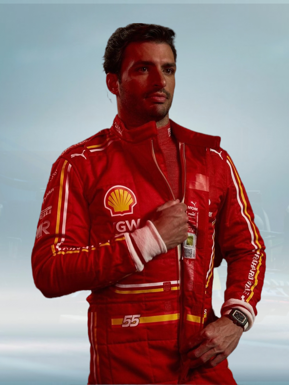 2024 Carlos Sainz Scuderia Ferrari Race Suit F1 – Rental Sports