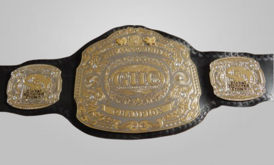 GHC Global Honored Crown Heavyweight Wrestling Champion Belt Keiji Mutoh Noah