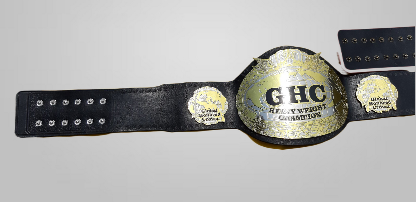 GHC Global Honored Crown Heavyweight Wrestling Champion Belt Naomichi Marufuji