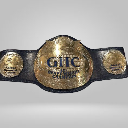 GHC Global Honored Crown Junior Heavyweight Wrestling Champion Belt Yoshinobu