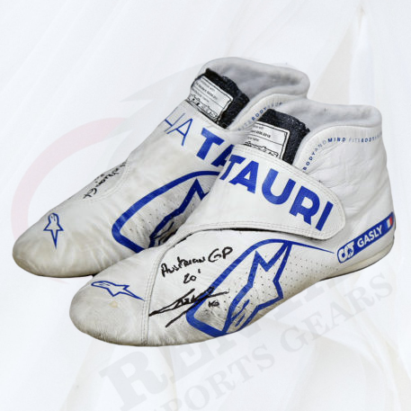 2020 Pierre Gasly Race Austrian Grand Prix’s Scuderia AlphaTauri F1 Boots