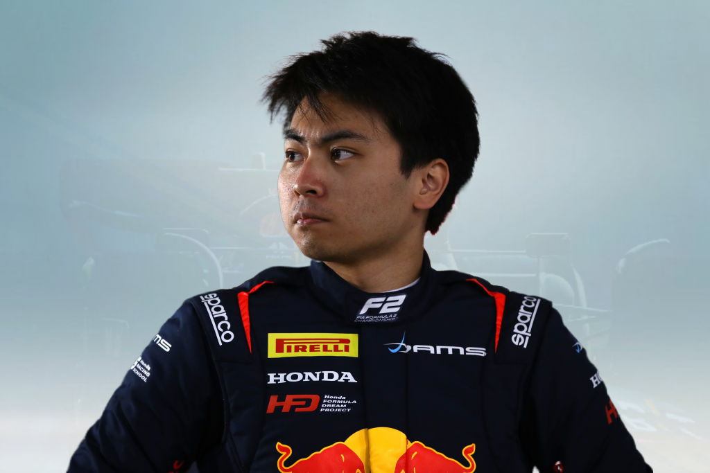 Iwasa Racing Suit 2023 F2 Dams Redbull Racing