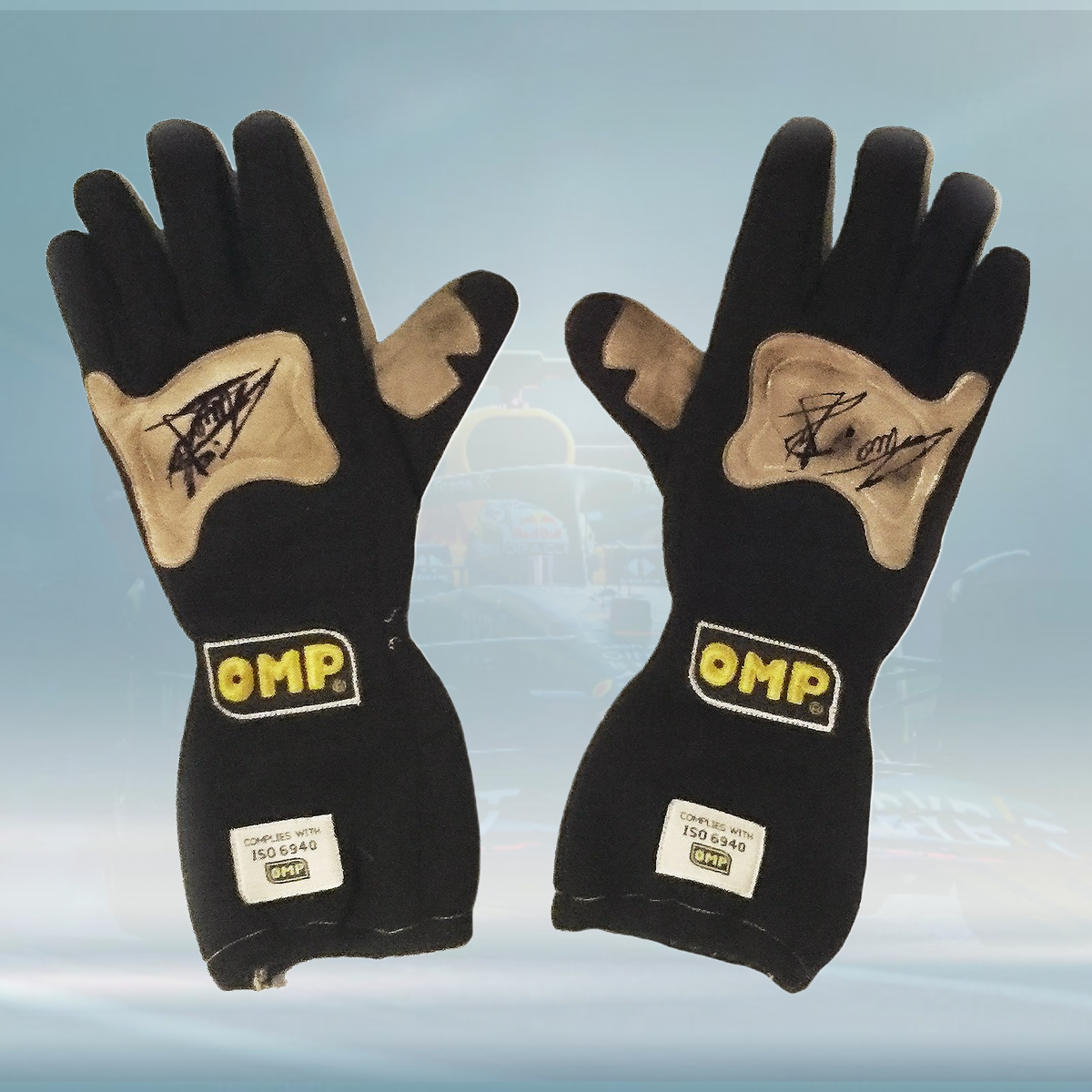 2004 Timo Glock Jordan F1 Gloves