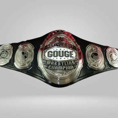 Gouge Heavyweight Wrestling Title Champion belt