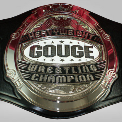 Gouge Heavyweight Wrestling Title Champion belt