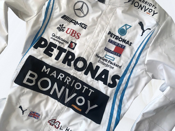 Lewis Hamilton 2019 Replica Racing Suit Mercedes-AMG PETRONAS