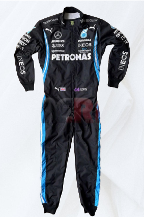 F1 Lewis Hamilton Race Suit 2021 Mercedes AMG Petronas | F1 Replica Embroidery Race Suit