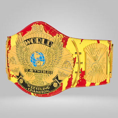 Hulk Hogan “Hulkamania” Signature Series Wrestling Championship Replica Title belt