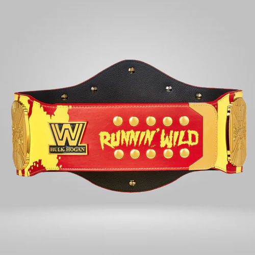 Hulk Hogan “Hulkamania” Signature Series Wrestling Championship Replica Title belt