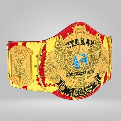 Hulk Hogan “Hulkamania” Signature Series Wrestling Championship Replica Title belt