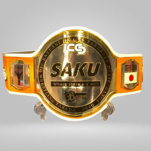 ICS Kazushi Sakuraba IQ Wrestling Takada Dojo Tokyo Japan champion belt