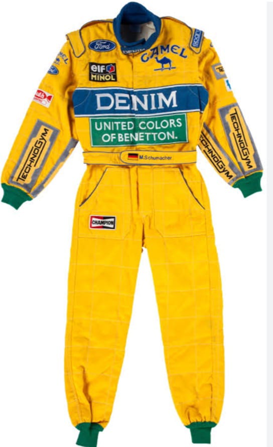 F1 M.schumacher Race Suit 1991 | F1 Replica Embroidery Race Suit - Rental Sports