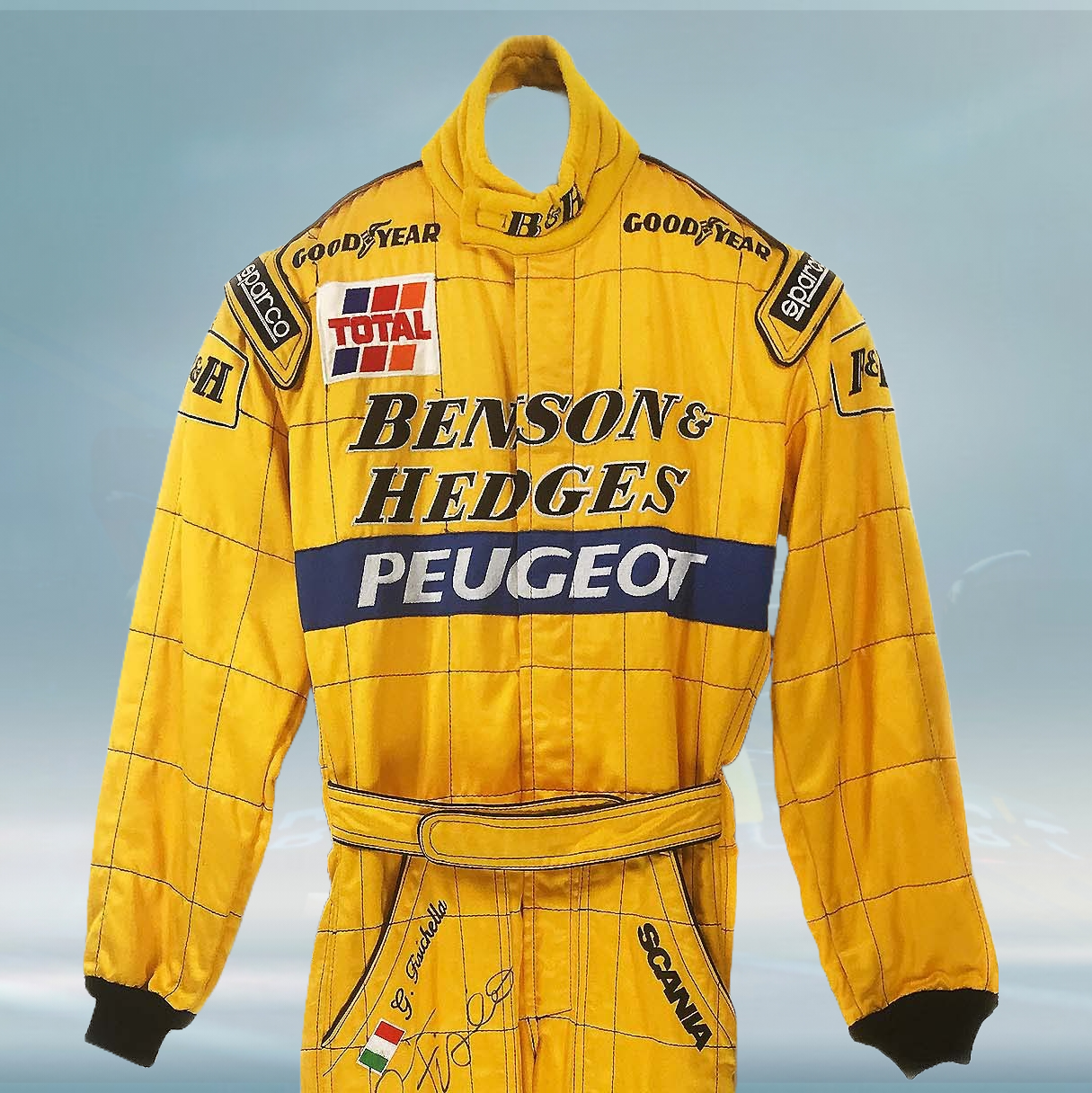 1997 Giancarlo Fisichella Race Jordan F1 Suit