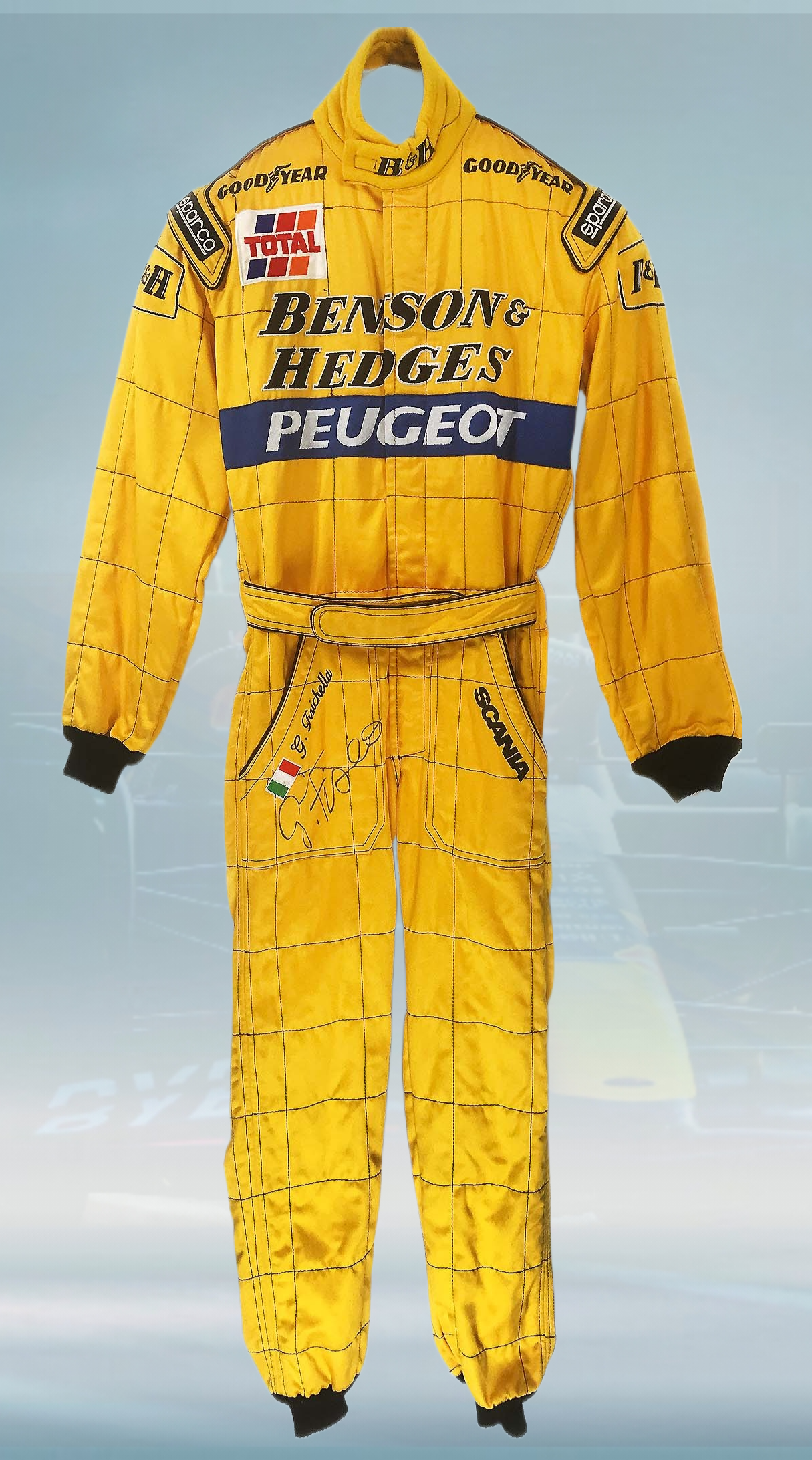 1997 Giancarlo Fisichella Race Jordan F1 Suit