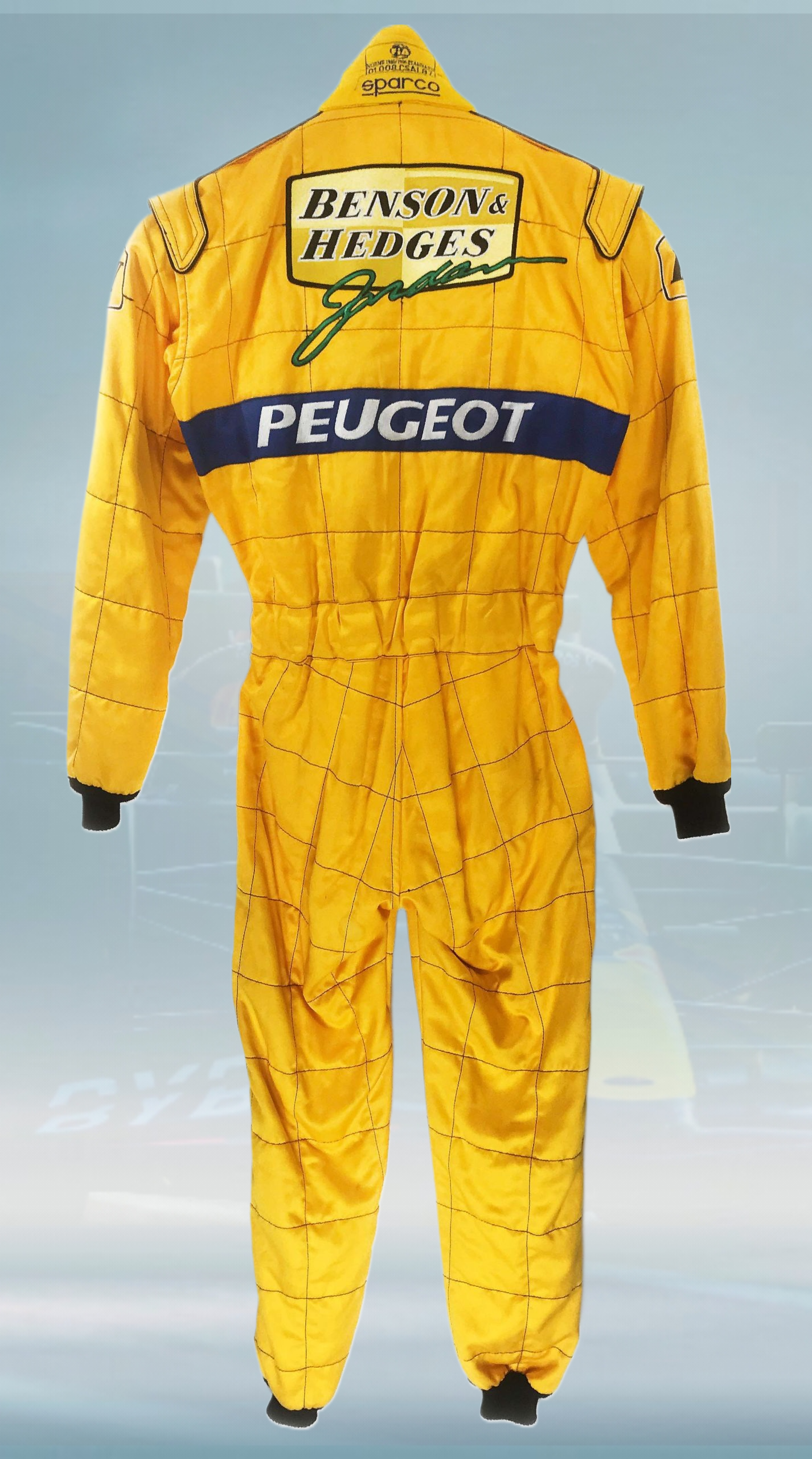 1997 Giancarlo Fisichella Race Jordan F1 Suit