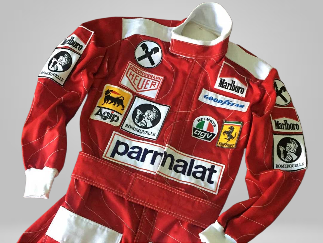 Niki Lauda 1976 embroidery racing suit / Ferrari F1 - Rental Sports