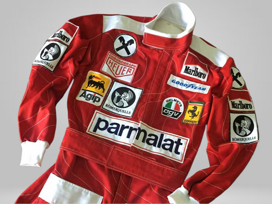 Niki Lauda 1976 embroidery racing suit / Ferrari F1