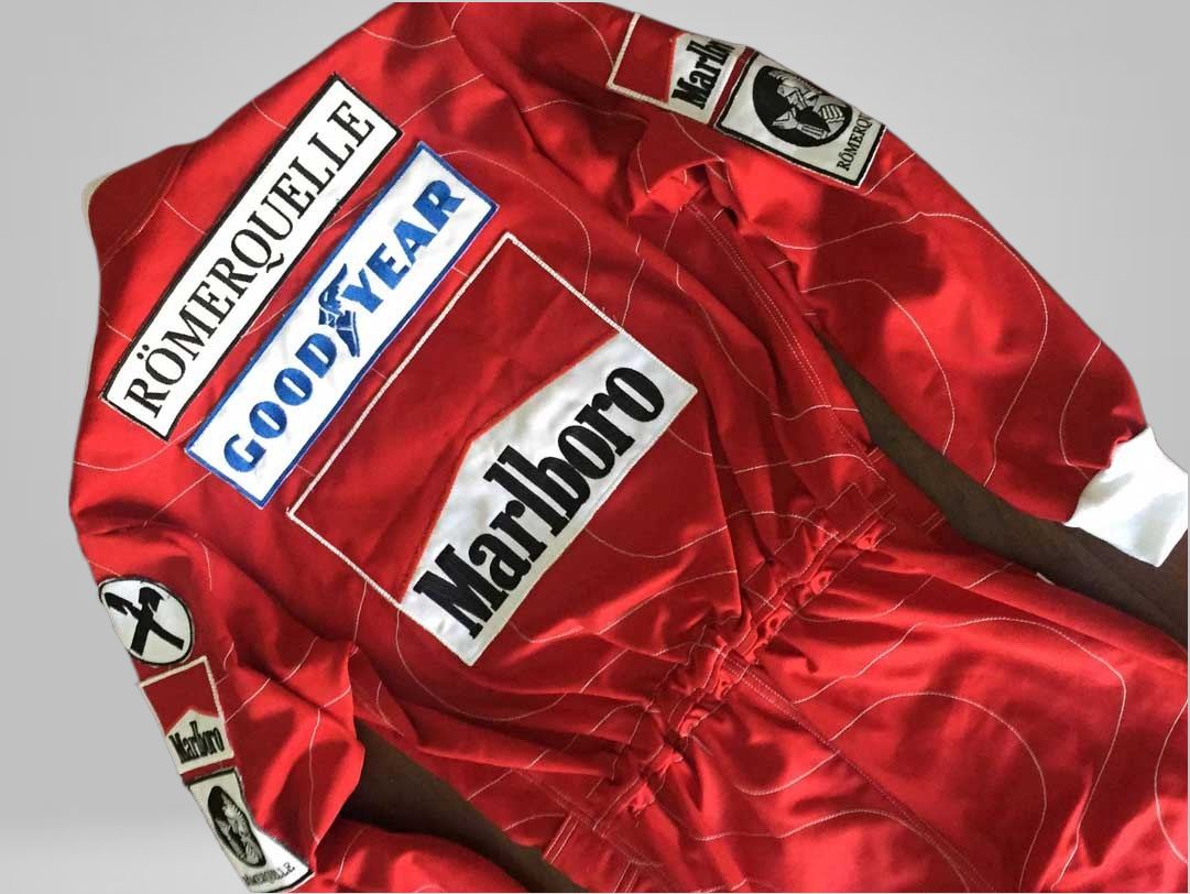 Niki Lauda 1976 embroidery racing suit / Ferrari F1