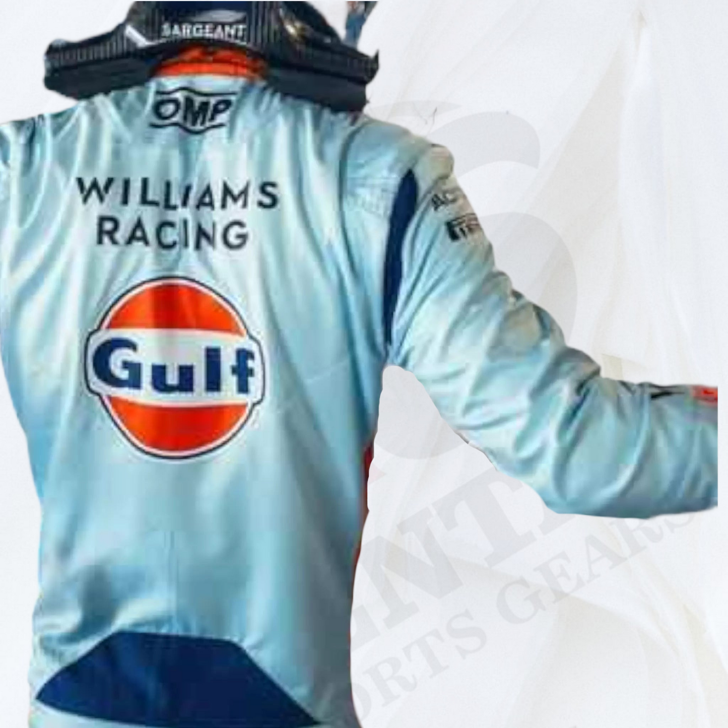 Logan Sargeant Gulf williams F1 Race Suit Singapore GP 2023