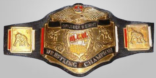 MCW Cruiserweight Champion Belt Adam Flash Maryland Championship Wrestling