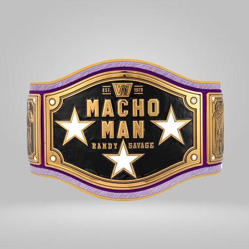 MACHO MAN RANDY SAVAGE LEGACY WRESTLING CHAMPIONSHIP COLLECTOR’S TITLE BELT