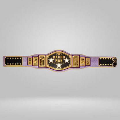 MACHO MAN RANDY SAVAGE LEGACY WRESTLING CHAMPIONSHIP COLLECTOR’S TITLE BELT