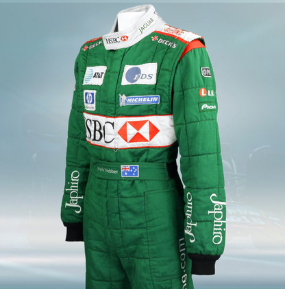 2003 Mark Webber Race Jaguar F1 Suit