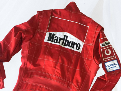 F1 Michael Schumacher 2004 Race suit / Ferrari F1 Embroidery Race Suit