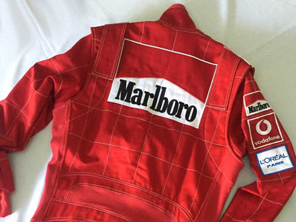 F1 Michael Schumacher 2004 Race suit / Ferrari F1 Embroidery Race Suit