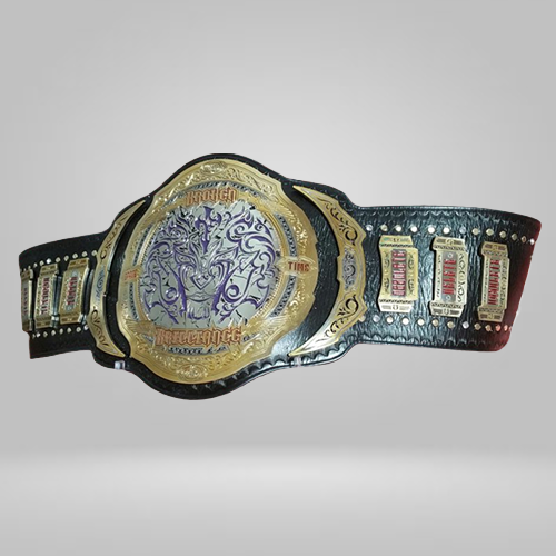 Matt and Jeff Hardy Broken Tag Team Wrestling Championship Belts - Rental Sports