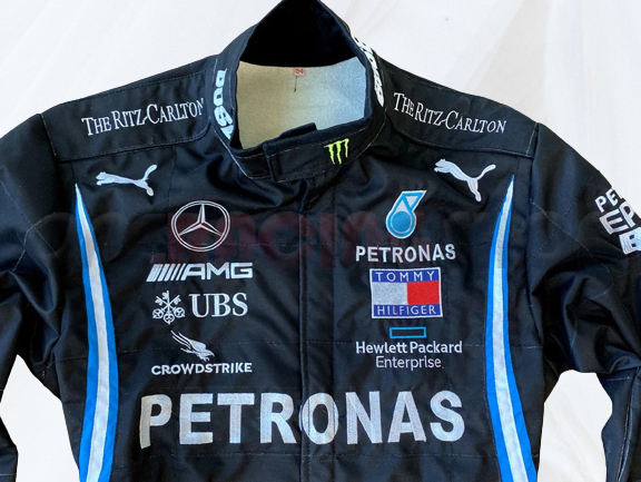 Lewis Hamilton 2020 racing suit Mercedes Benz AMG |  F1 Replica Embroidery Race Suit