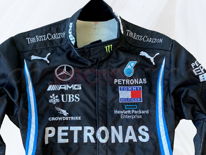 Lewis Hamilton 2020 racing suit Mercedes Benz AMG | F1 Replica Embroidery Race Suit - Rental Sports