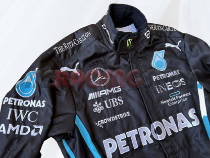 Lewis Hamilton 2022 Racing Suit F1 Mercedes AMG Petronas  | F1 Replica Embroidery Race Suit