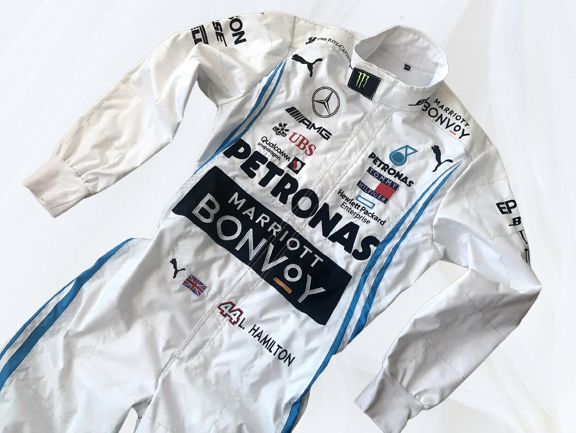 Lewis Hamilton 2019 Replica Racing Suit Mercedes-AMG PETRONAS