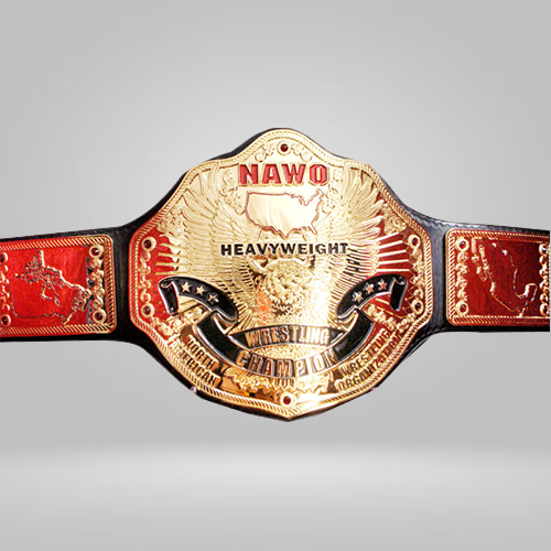 NAWO Heavyweight Title Wrestling Champion belt