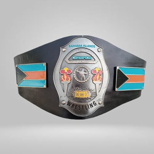 NWA Bahama Island Wrestling Champion Belt Heavyweight Championship