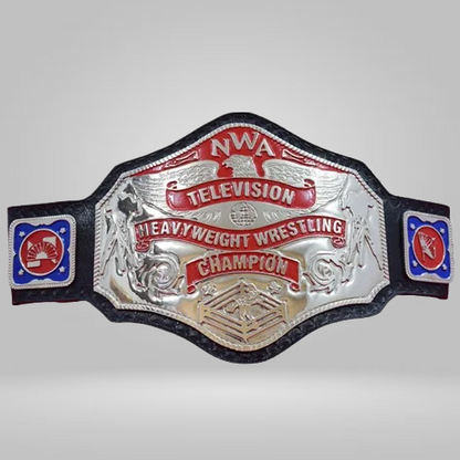 NWA Black Television Championship Replica Belt (4mm Zinc)