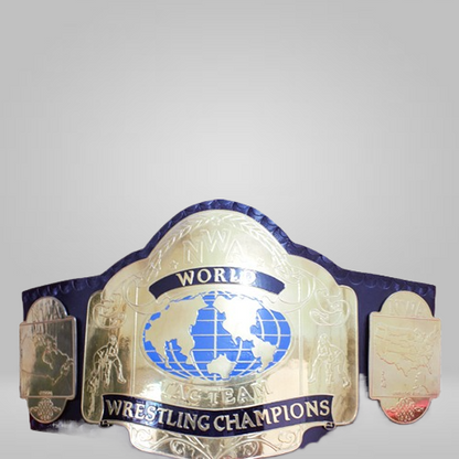 NWA Blue World Team Championship Replica Belt