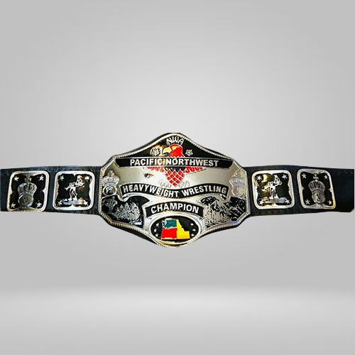 NWA Pacific Northwest Heavyweight Wrestling Champion belt - Rental Sports