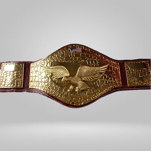 NWA “Sheik” United States Wrestling championship Title belt