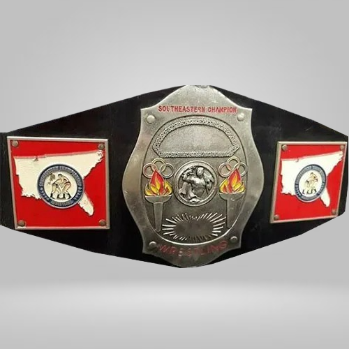 NWA Southeastern Heavyweight Wrestling Champion Belt Mike Graham Kevin Sullivan