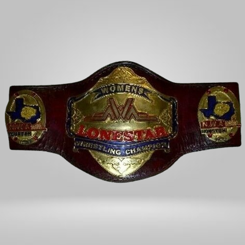 NWA Texas Lone Star Women Wrestling Old Champion Belt Claudia del Solis Women’s