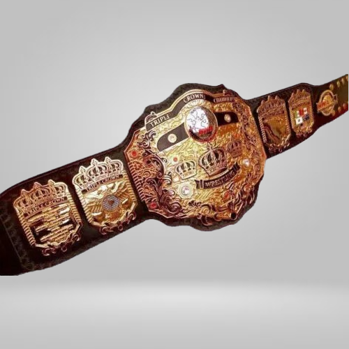 NWA Triple Crown Old School Wrestling Champion Belt Kevin Sullivan Kahagas