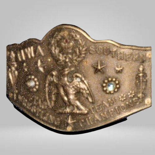 National Wrestling Alliance NWA Southern Tag Team Wrestling Champion Belt Old - Rental Sports