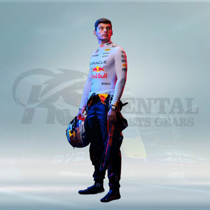 2025 Max Verstappen Oracle Red Bull Racing Suit F1