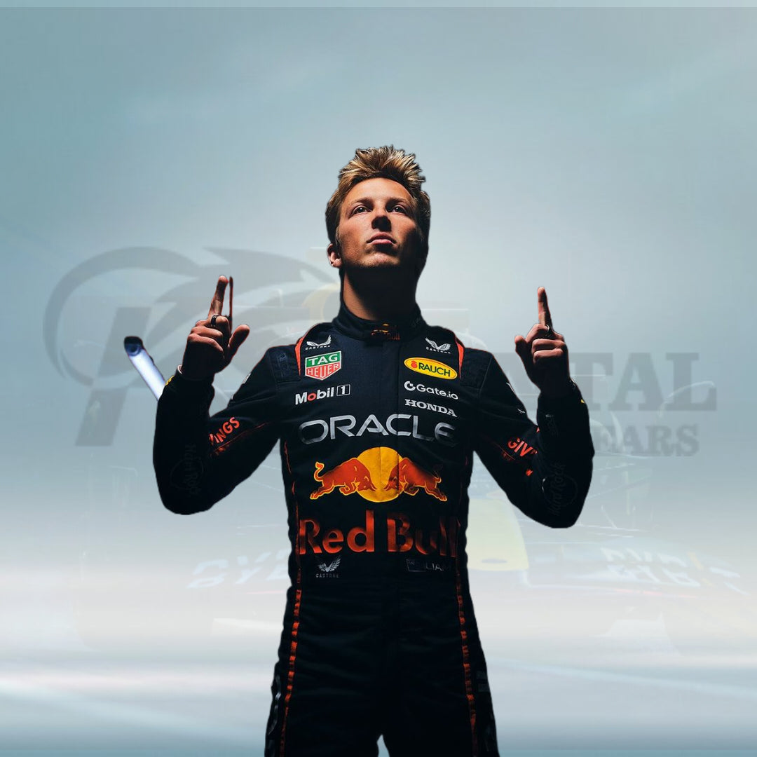 Liam Lawson 2025 Oracle Red Bull Racing Suit F1