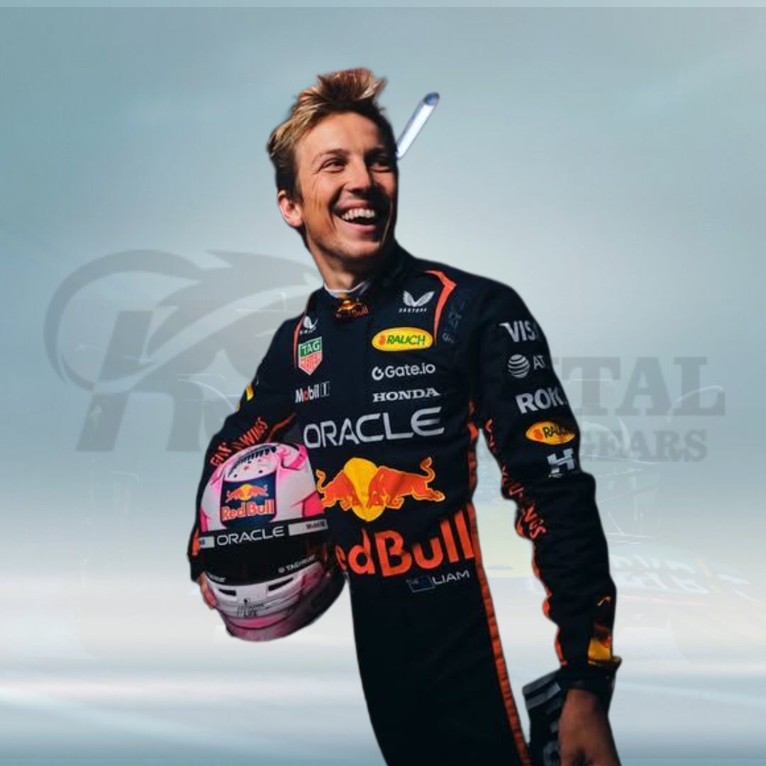 Liam Lawson 2025 Oracle Red Bull Racing Suit F1