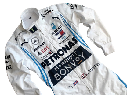 Lewis Hamilton 2019 Replica Racing Suit Mercedes-AMG PETRONAS